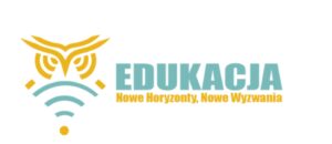 logo edukacja nowe horyzonty, nowe wyzwania